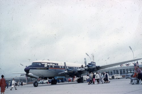 Trans World Airlines Convair 880 at Port Columbus in 1961