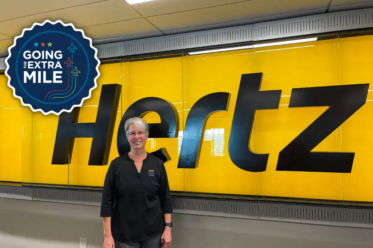 Joan Dunbar, Hertz employee portrait