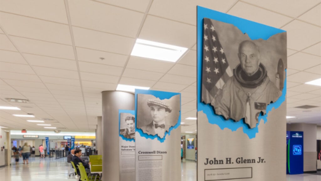John Glenn International Airport Ohio History Exhibit