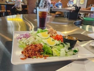 Chopped chicken salad at Land Grant Brew