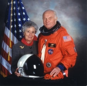 Annie and John Glenn 1998 NASA