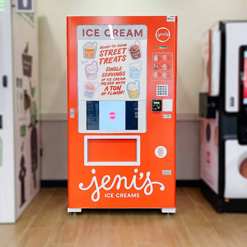 Jeni's Ice Cream vending machine