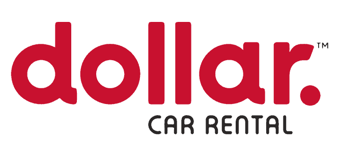 The dollar car rental logo